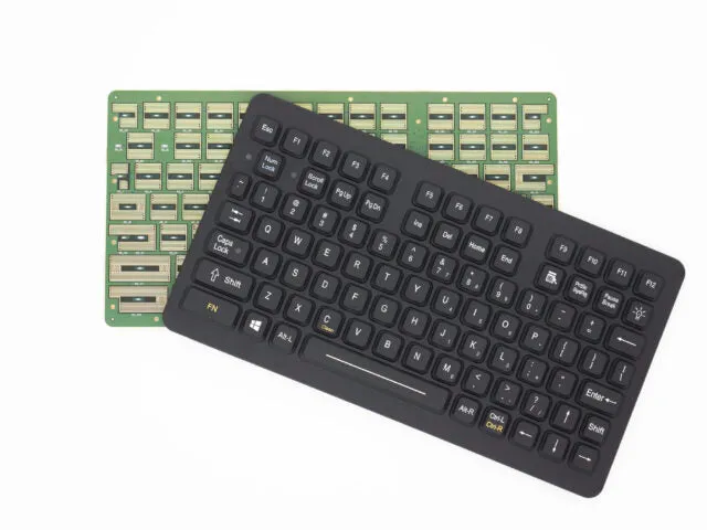 OEM Military Grade Compact Backlit Industrial Keyboard