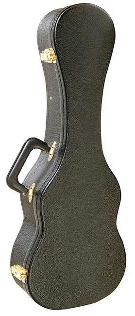 On Stage Shaped Tenor Ukulele Hardcase in Black