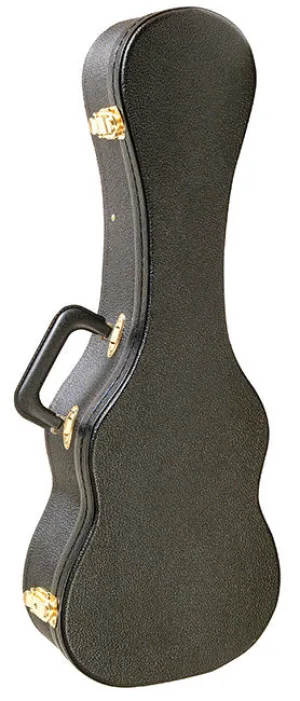 On Stage Shaped Tenor Ukulele Hardcase in Black