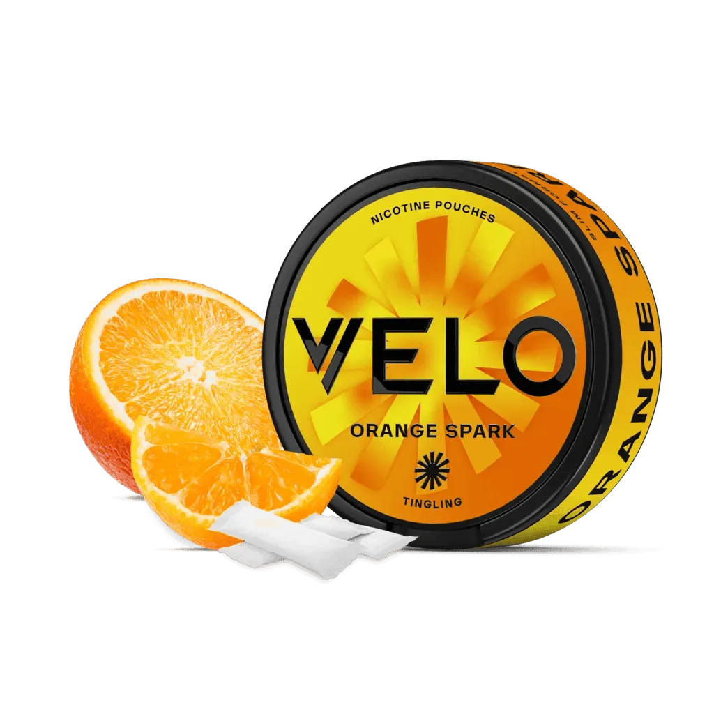 ORANGE SPARK NICOTINE POUCHES BY VELO