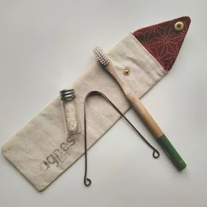 Organic Cotton Travel Cutlery Pouch from Agnes Ldn