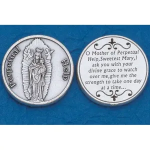 Our Lady of Perpetual Help Italian Pocket Token Coin