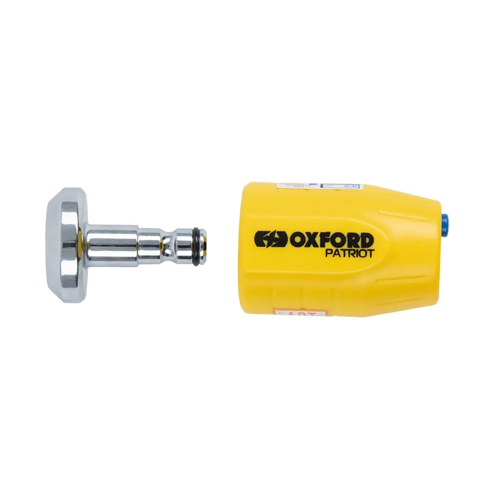 Oxford Patriot 14mm Pin Disc Lock Yellow