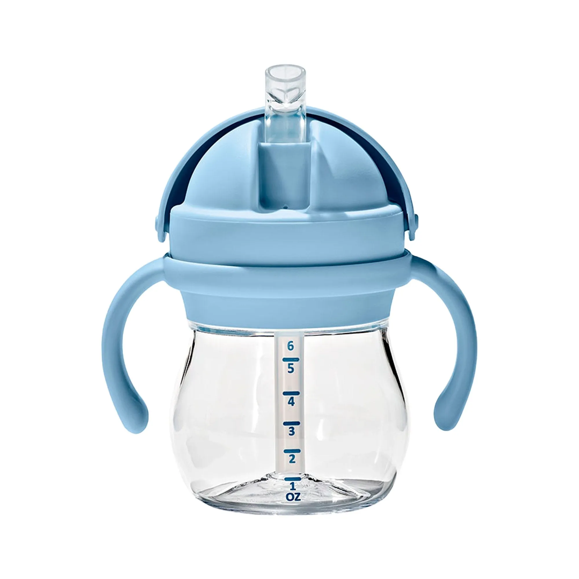 OXO Tot Transitions Straw Cup With Removable Handles 6 Oz- Dusk