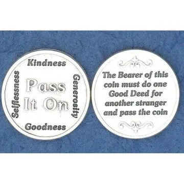 Pass It On Italian Pocket Token Coin