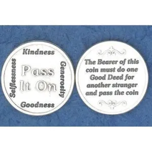 Pass It On Italian Pocket Token Coin