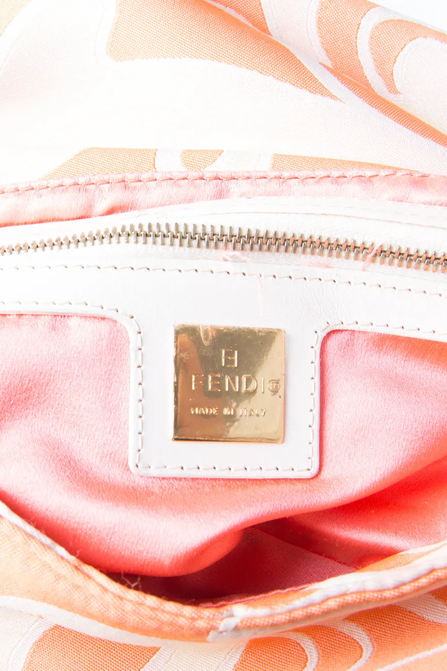 Patterned Baguette Handbag