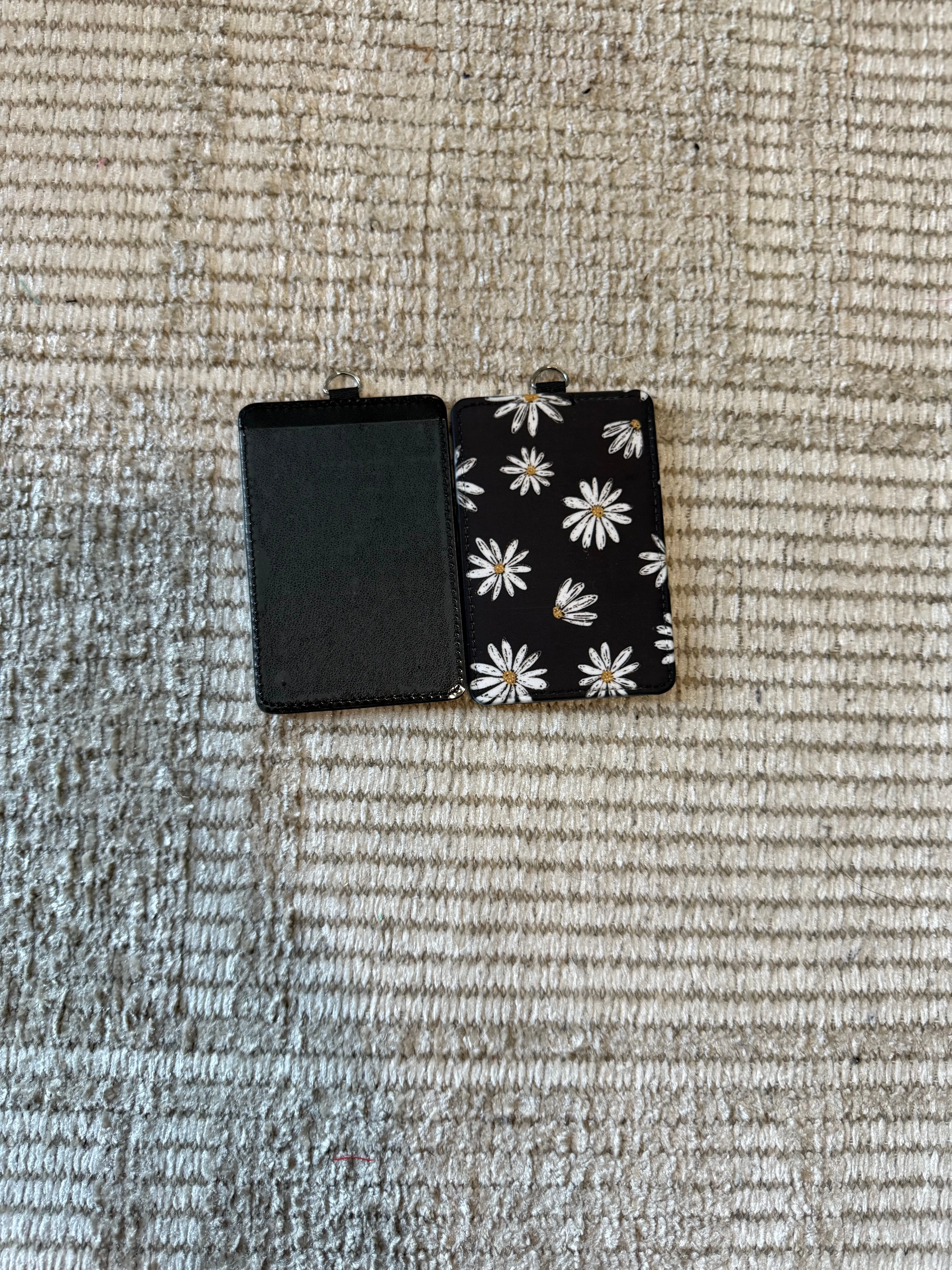 PATTERNED ID BADGE HOLDERS