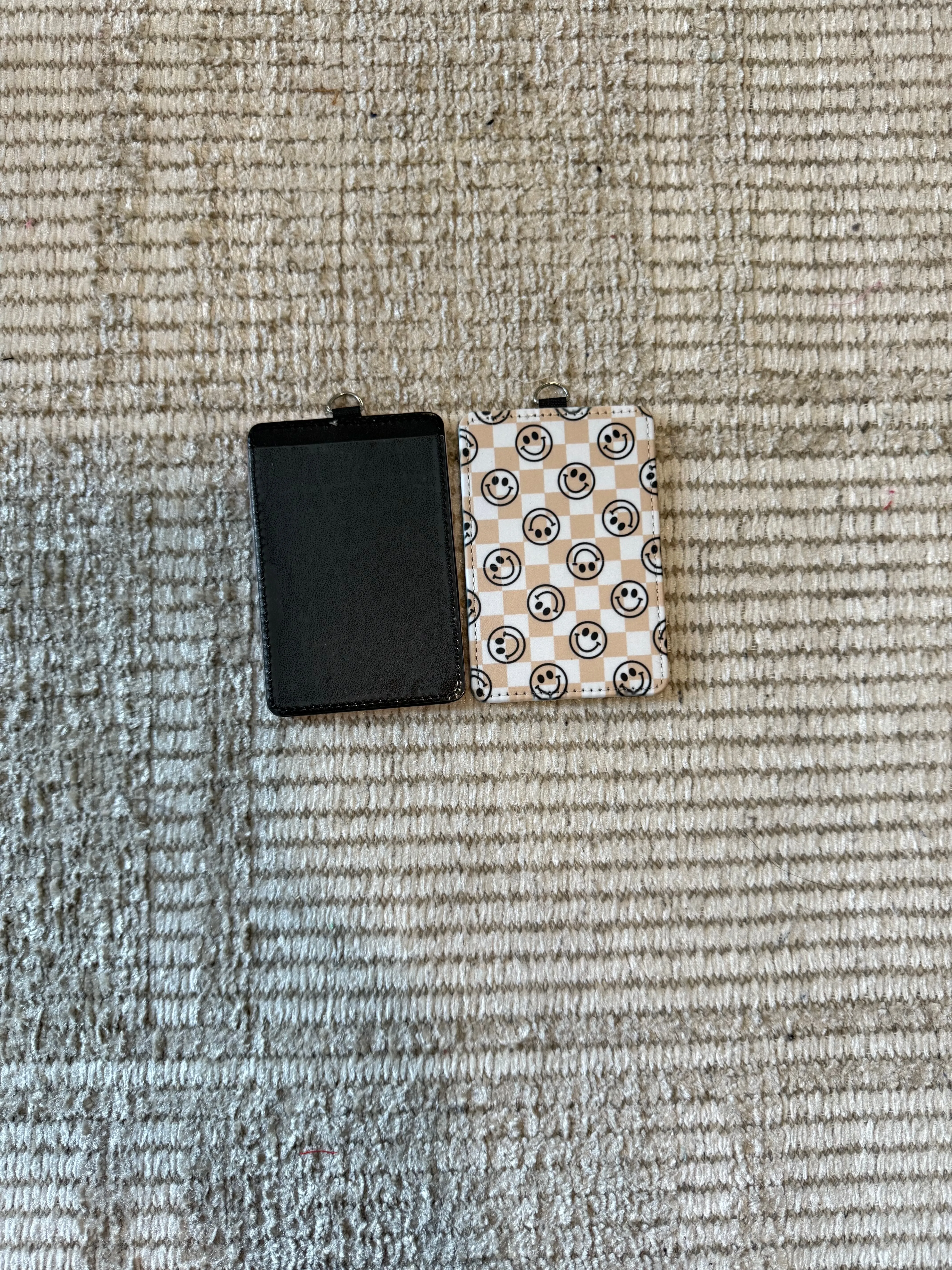 PATTERNED ID BADGE HOLDERS