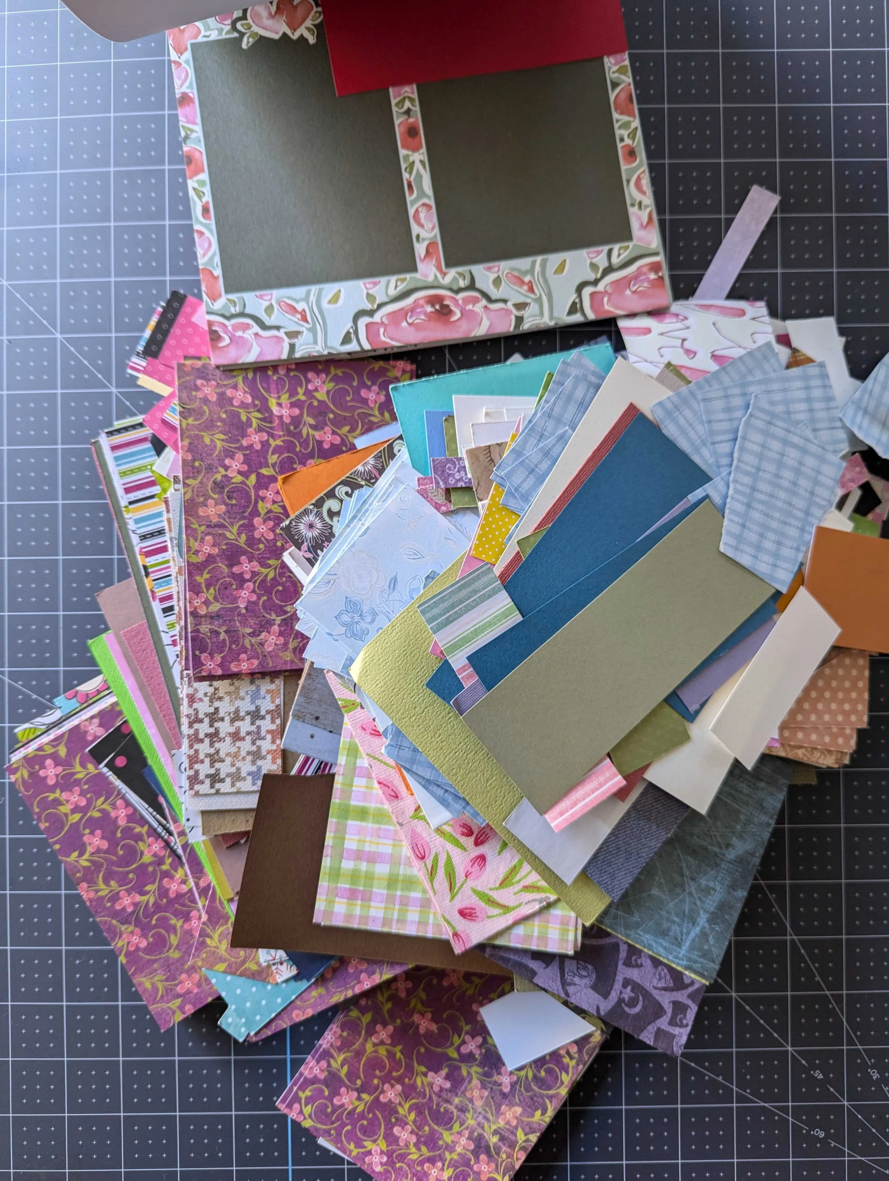 Patterned Paper Remnants Lot A