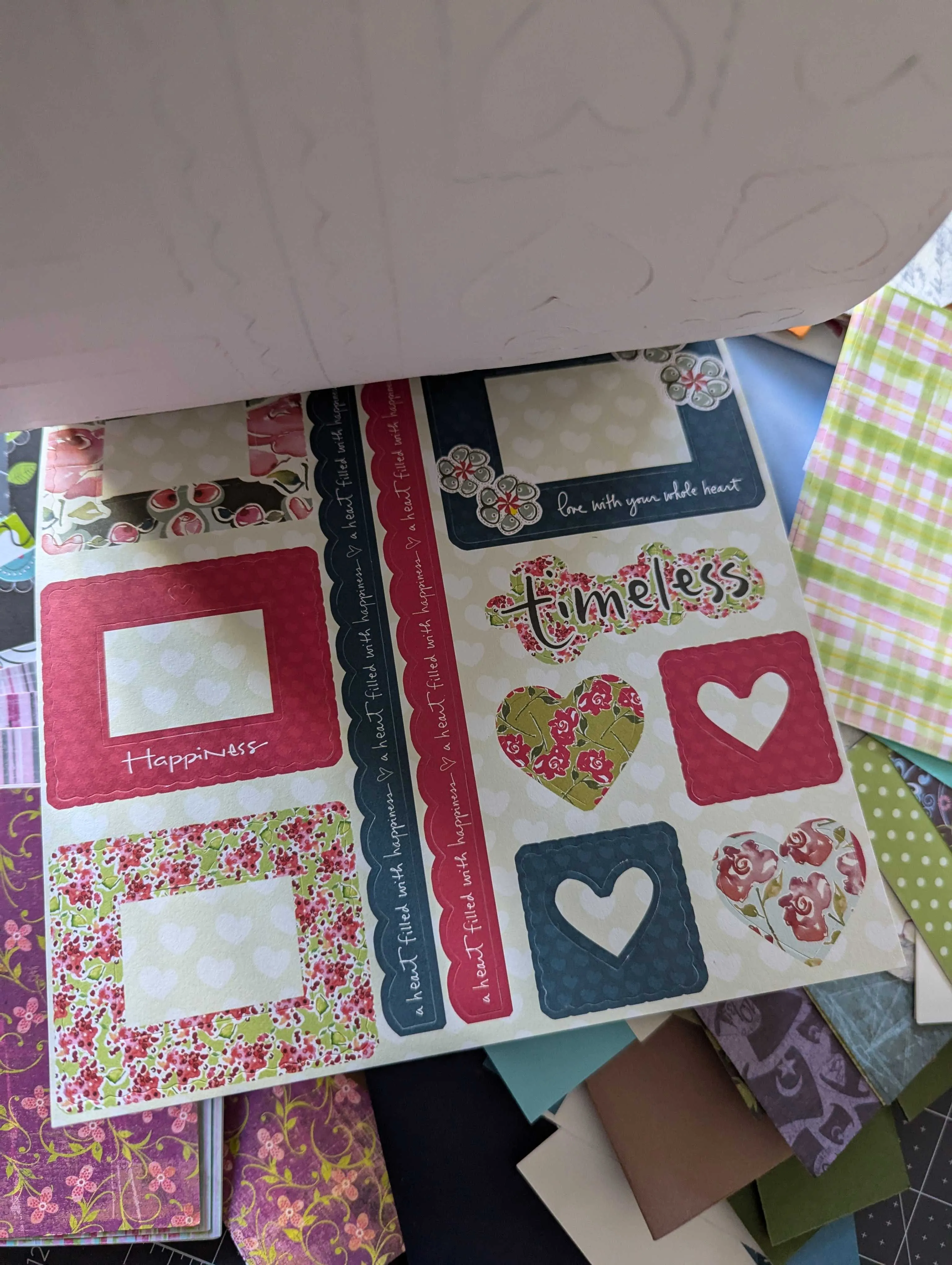 Patterned Paper Remnants Lot A