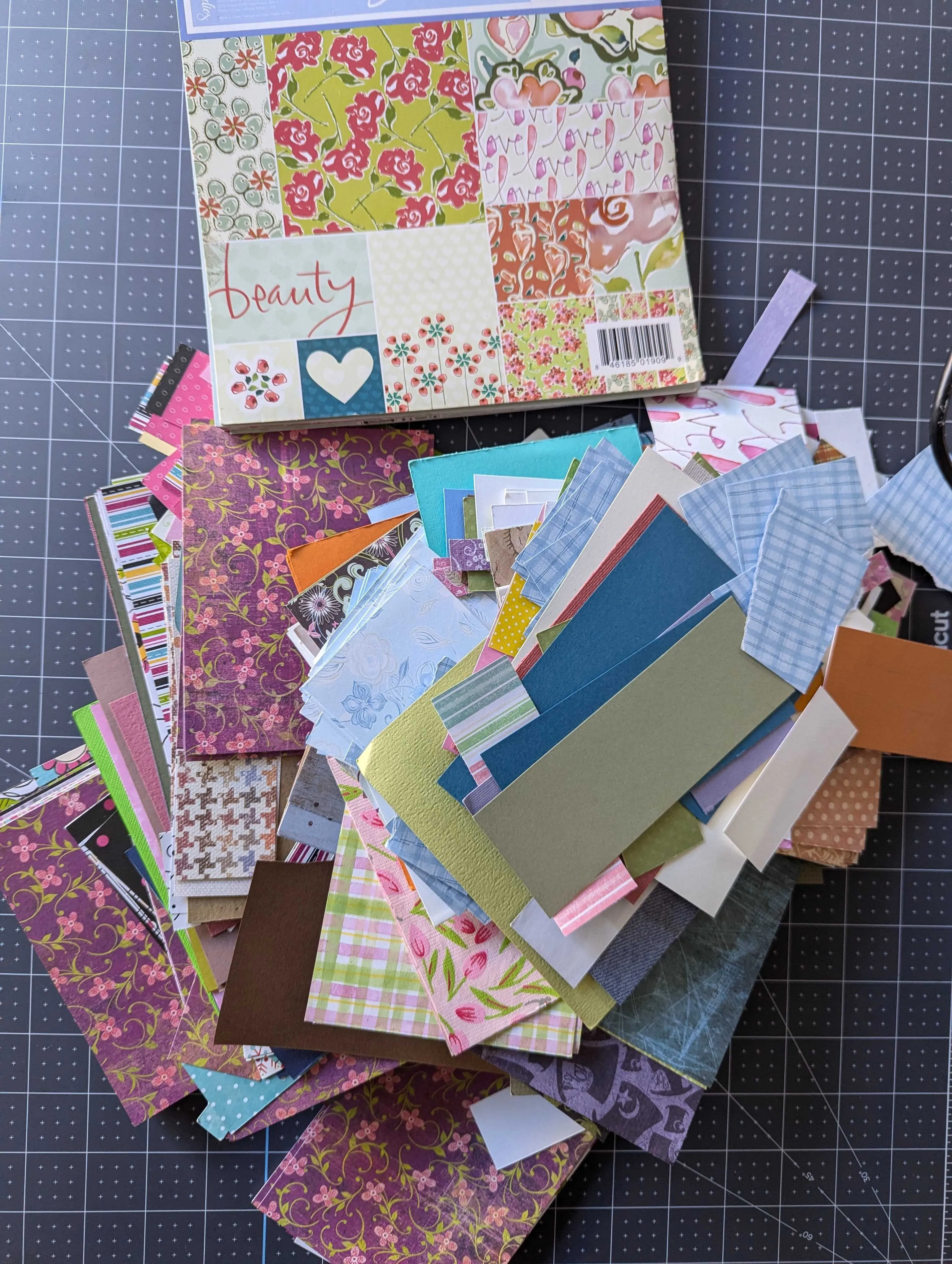 Patterned Paper Remnants Lot A