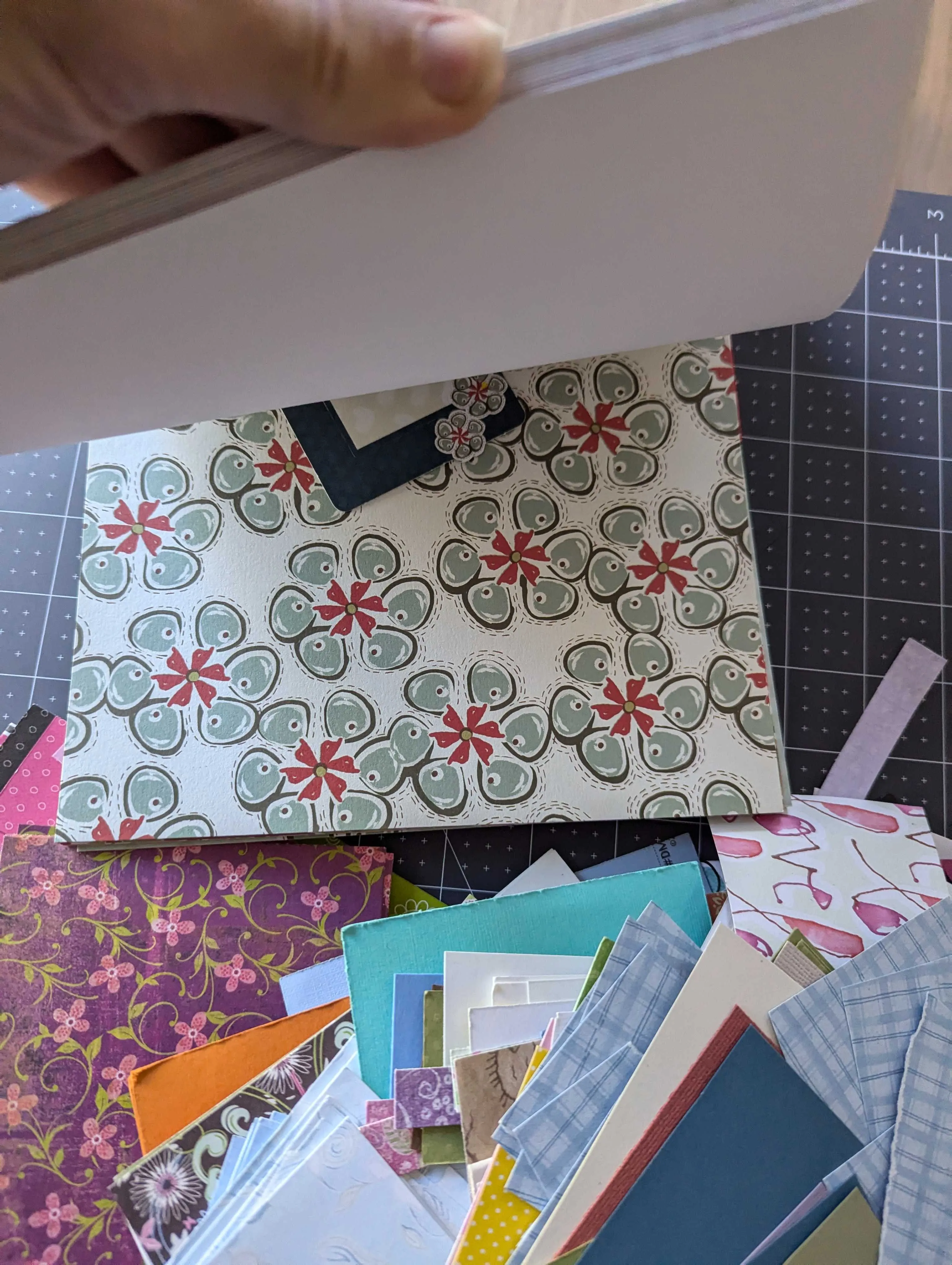 Patterned Paper Remnants Lot A