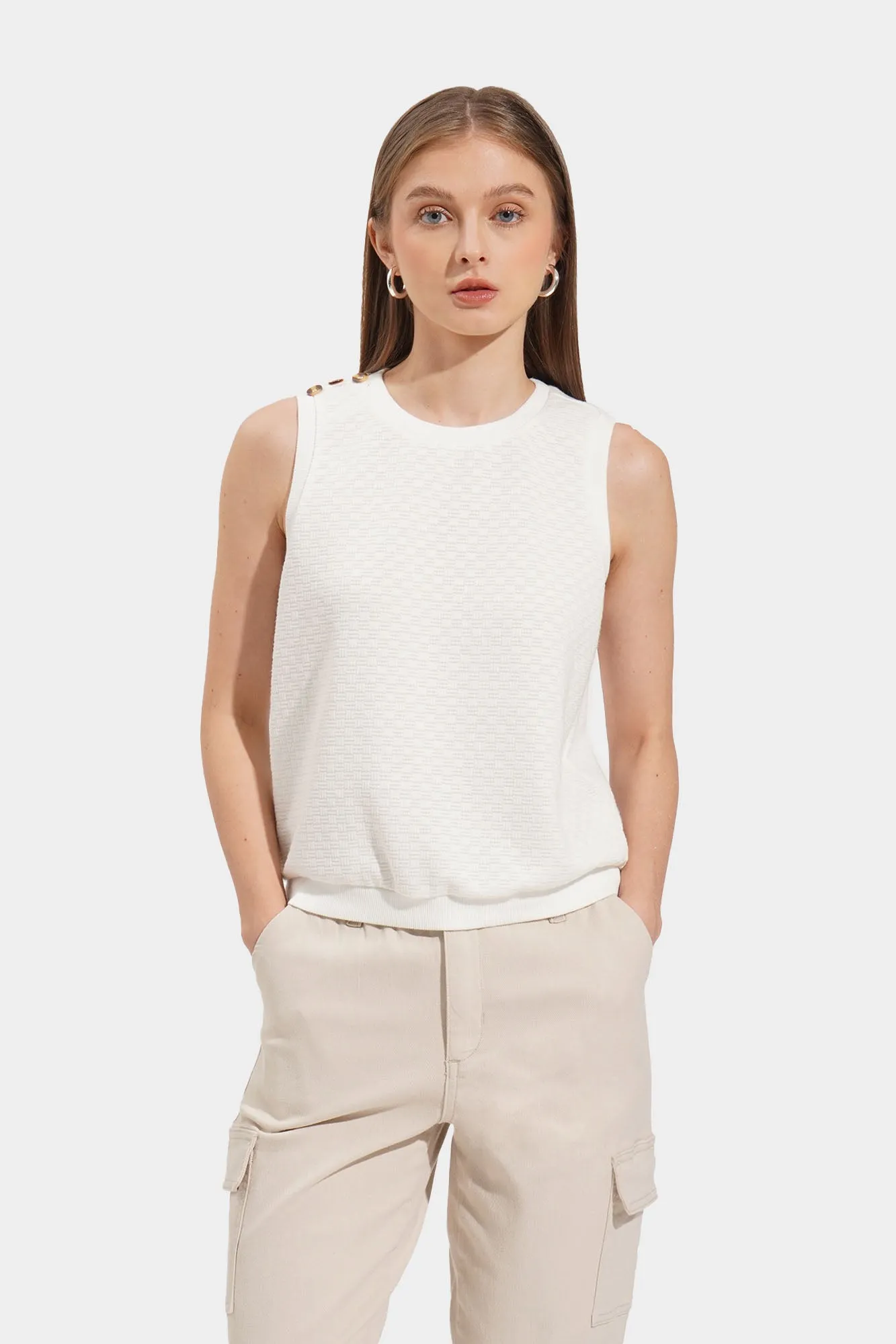 Patterned Vest
