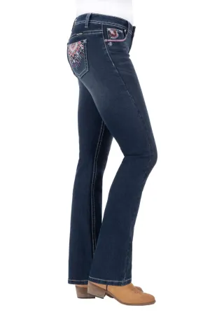 PCP2211606 Pure Western Women's Adeline Boot Cut Jean 32'leg