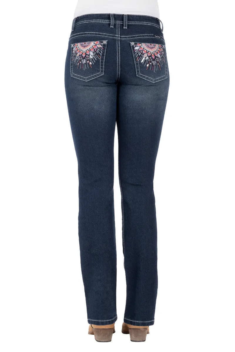PCP2211606 Pure Western Women's Adeline Boot Cut Jean 32'leg