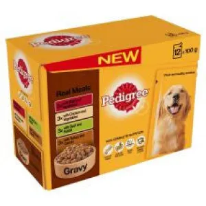 Pedigree Pouch Mixed Varieties in Gravy 100g x 12