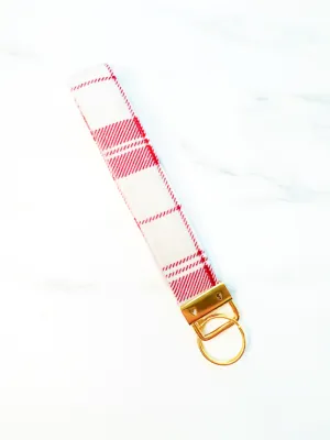 Peppermint Swirl Key Fob
