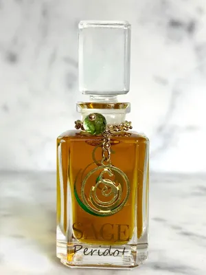 Peridot Vanity Bottle by Sage, Pure Perfume Oil Concentrate
