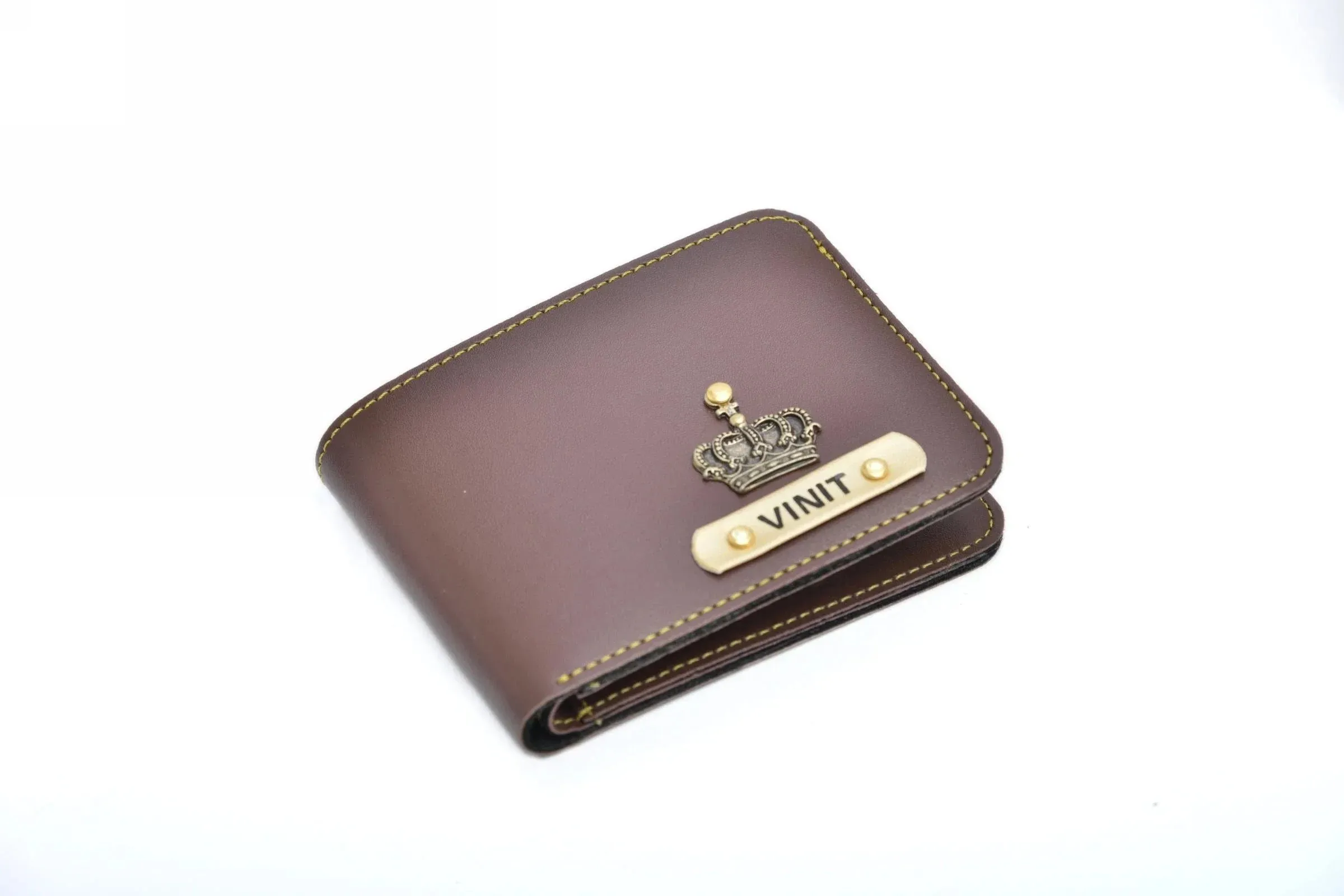 Personalised Bottle & Men's Combo (2 pcs) - Brown