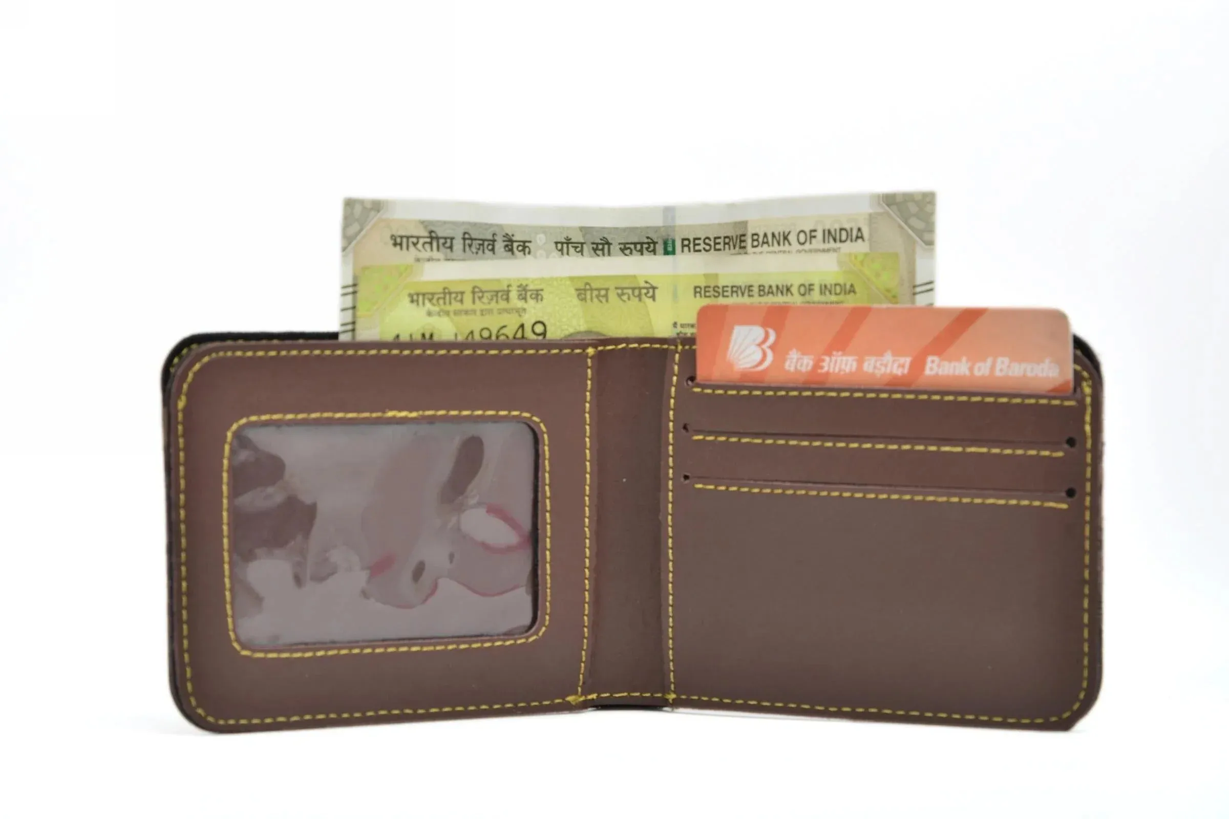 Personalised Bottle & Men's Combo (2 pcs) - Brown