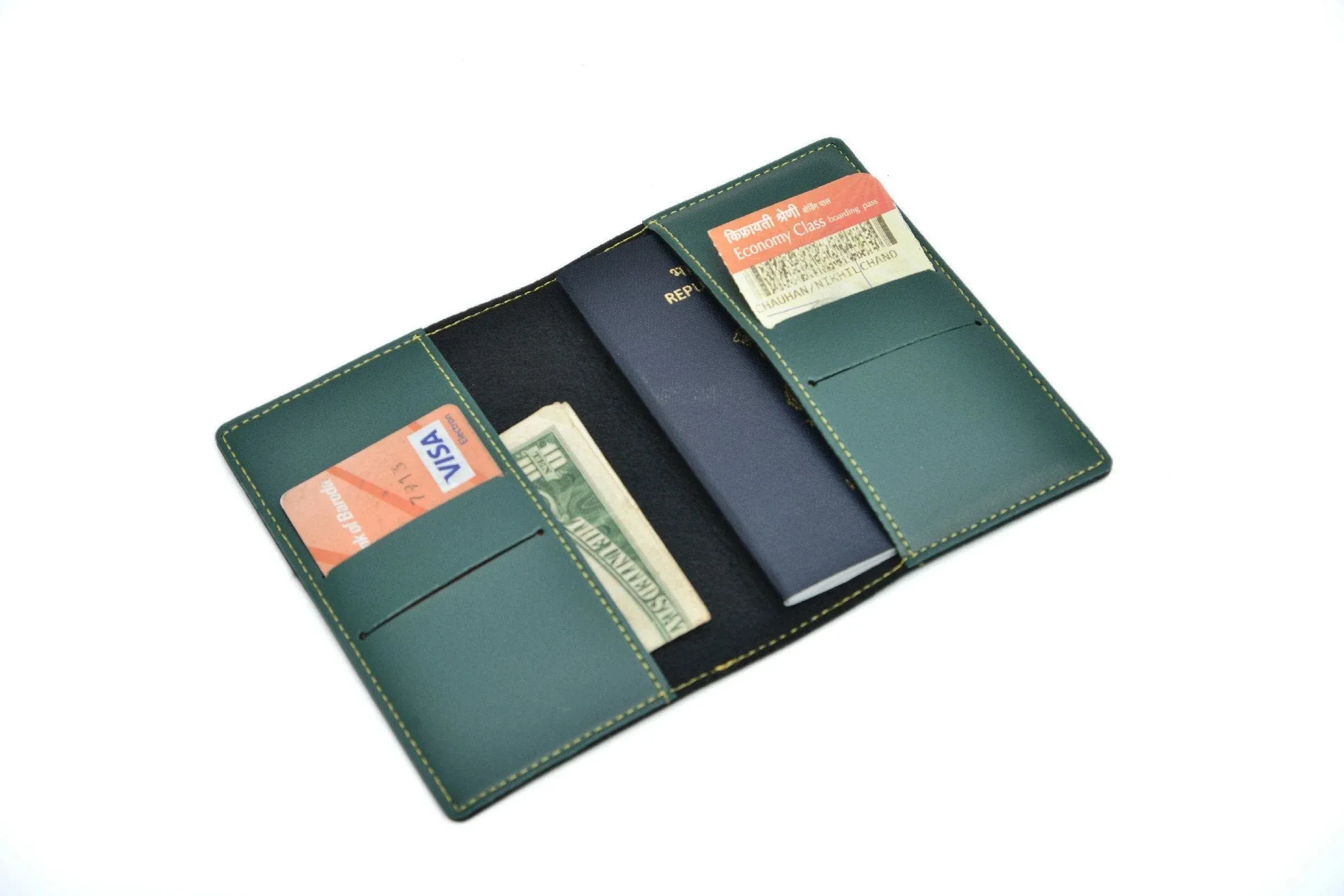 Personalized Pen & All in One Men's Combo (4 pcs) - Olive Green