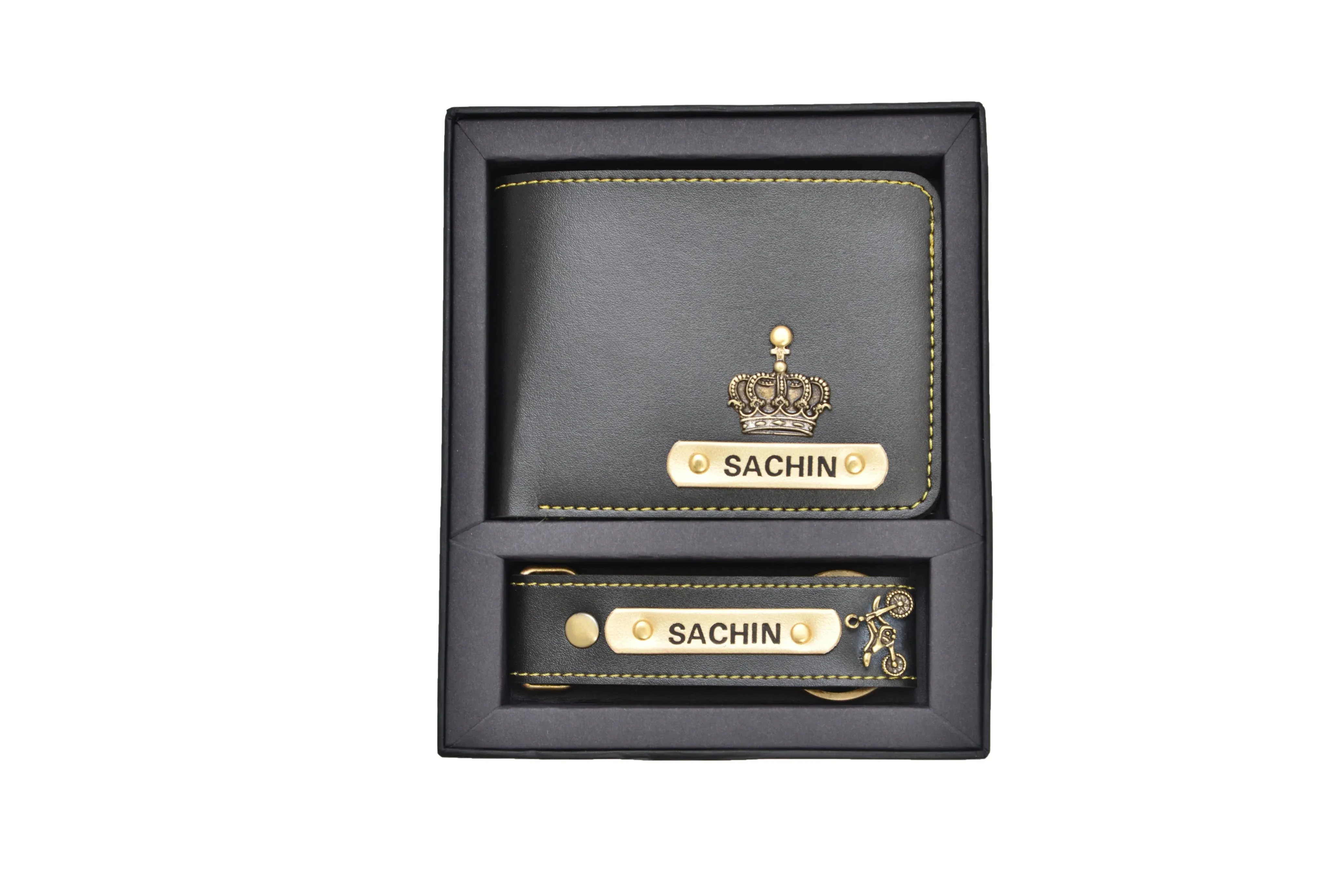 Personalized Pen &  Men's Combo (2 pcs) - Black
