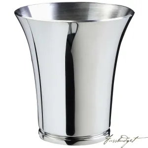 PEWTER COIN JIGGER .50