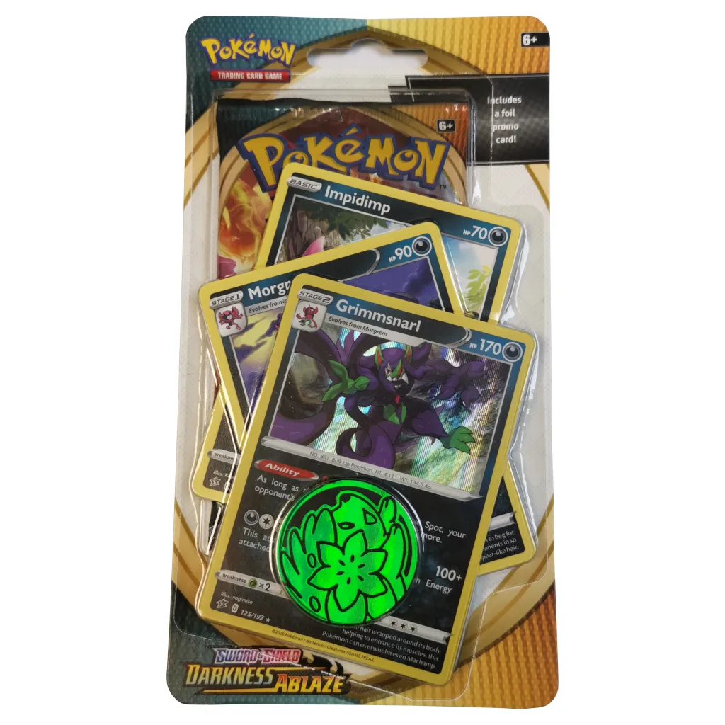 Pokemon Sword & Shield Darkness Ablaze Premium Checklane Blister