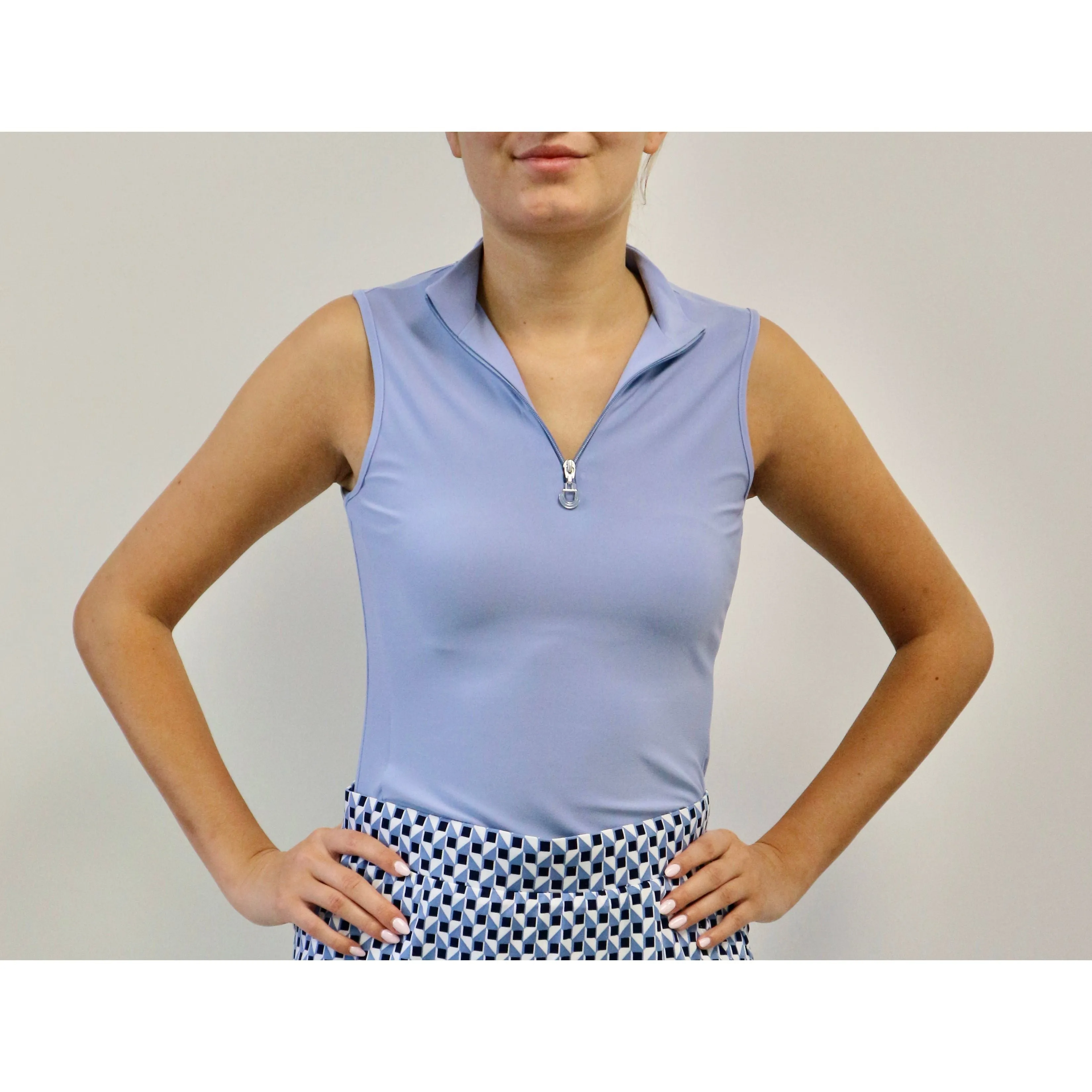 POLO DEXIM SANS MANCHES ANGIE
