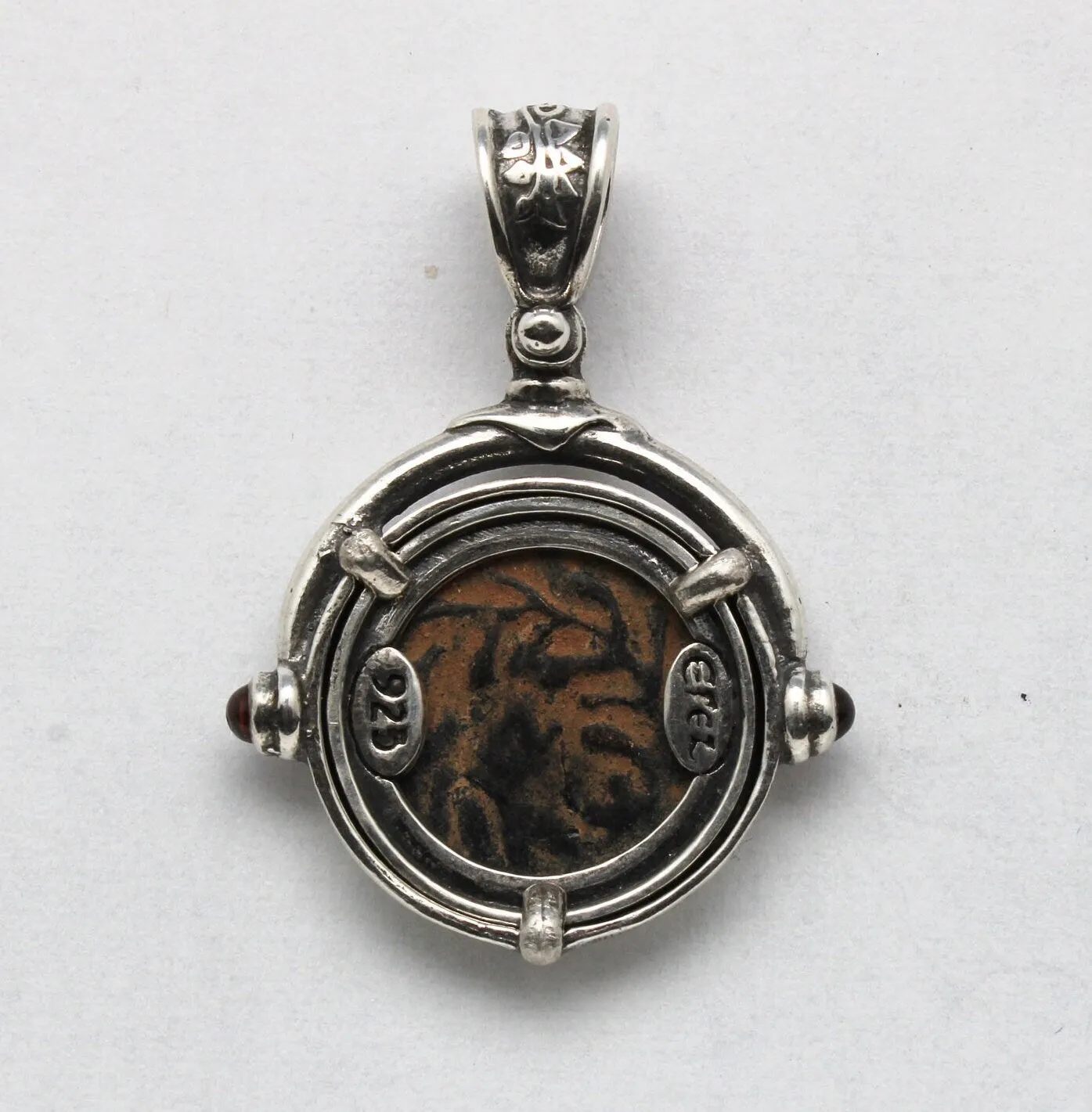 Pontius Pilate Prutah Coin, Silver Pendant, ID15274