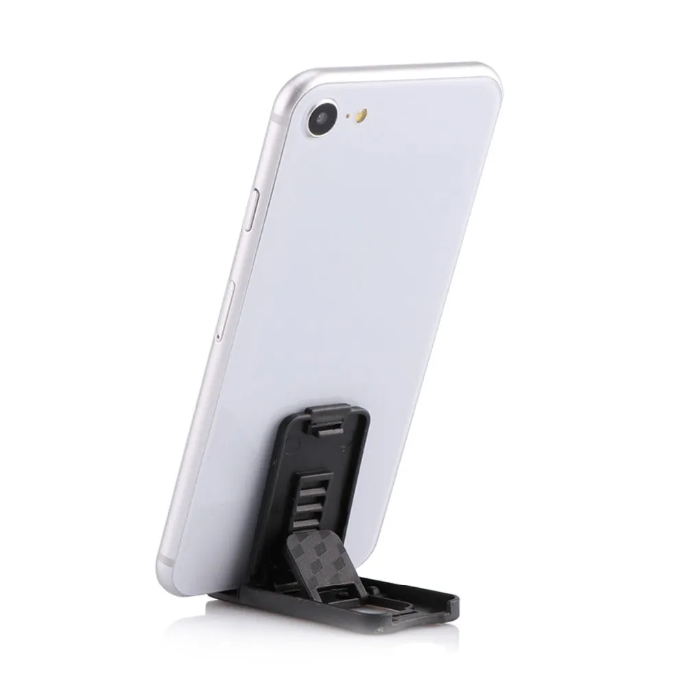 Portable Mini Mobile Phone Holder Foldable Desk Stand Holder 4 Degrees Adjustable Universal for iPhone yellow