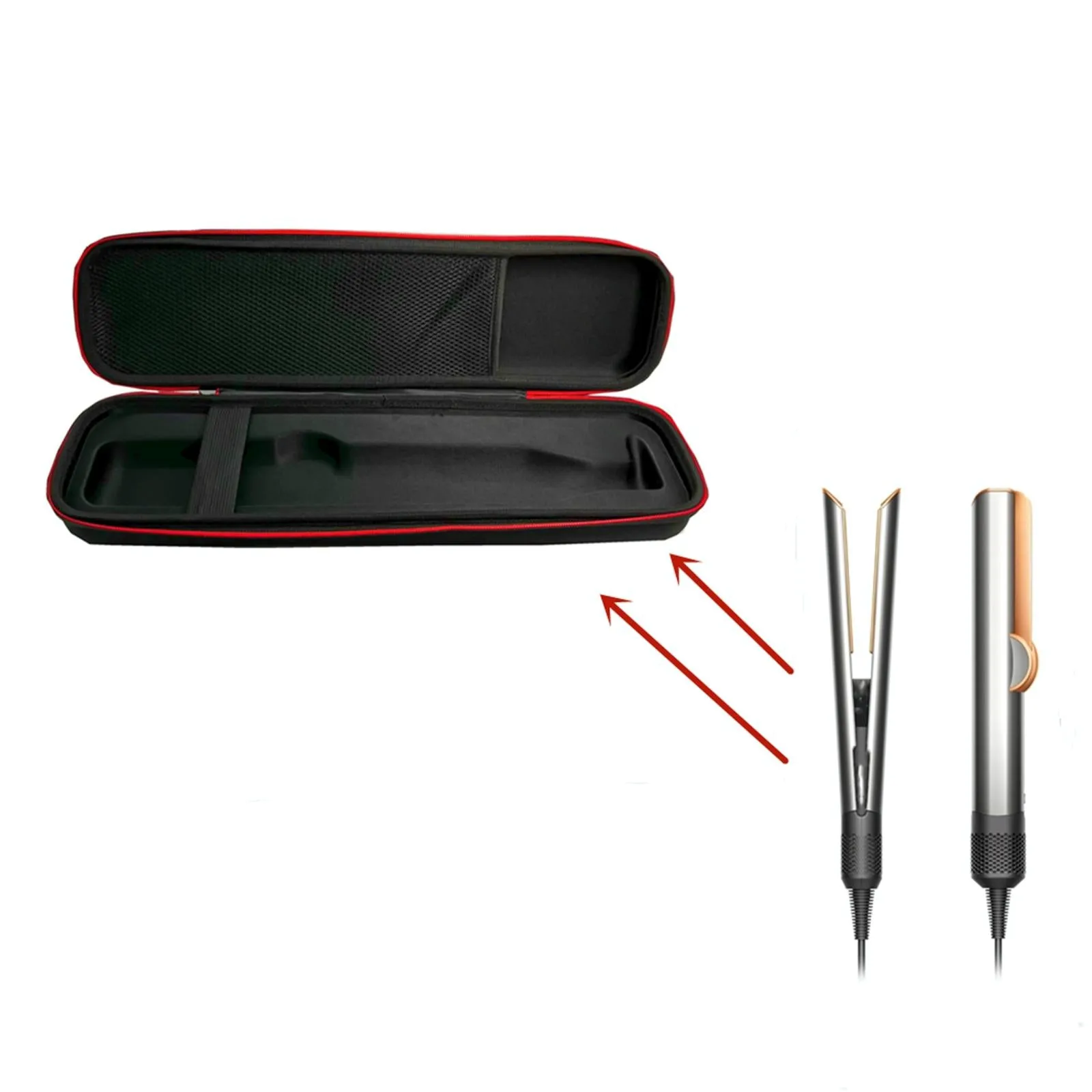 Portable Waterproof Hard Bag for Dyson Airstrait Hair Straightener - Travel Essential