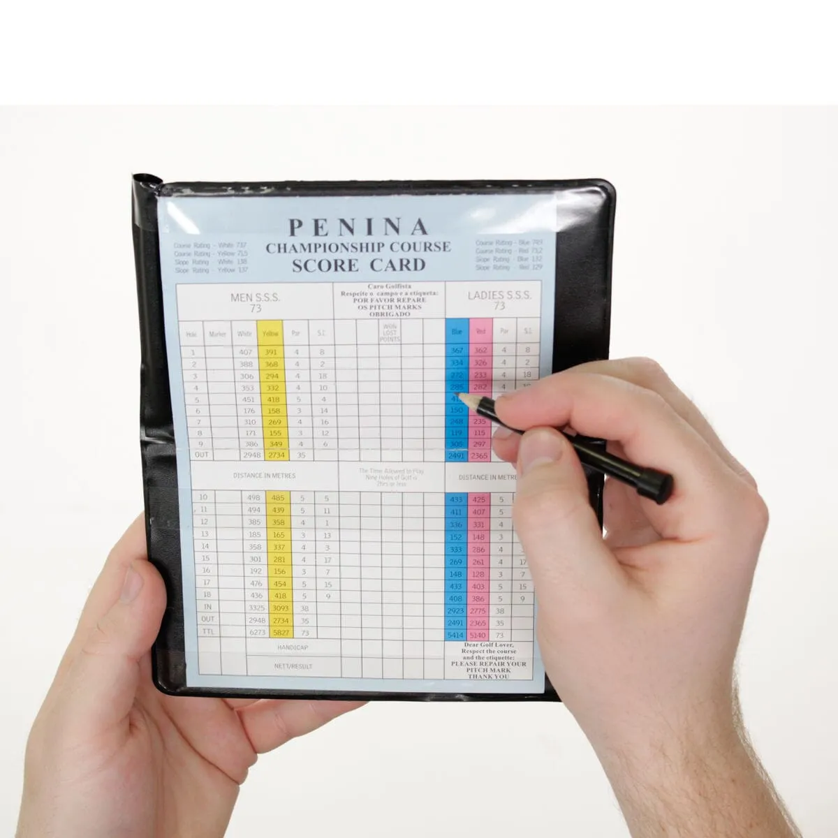 Portatarjetas Masters Deluxe en bolsa ecológica