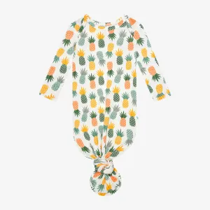 Posh Peanut Basic Knotted Gown in McGuire