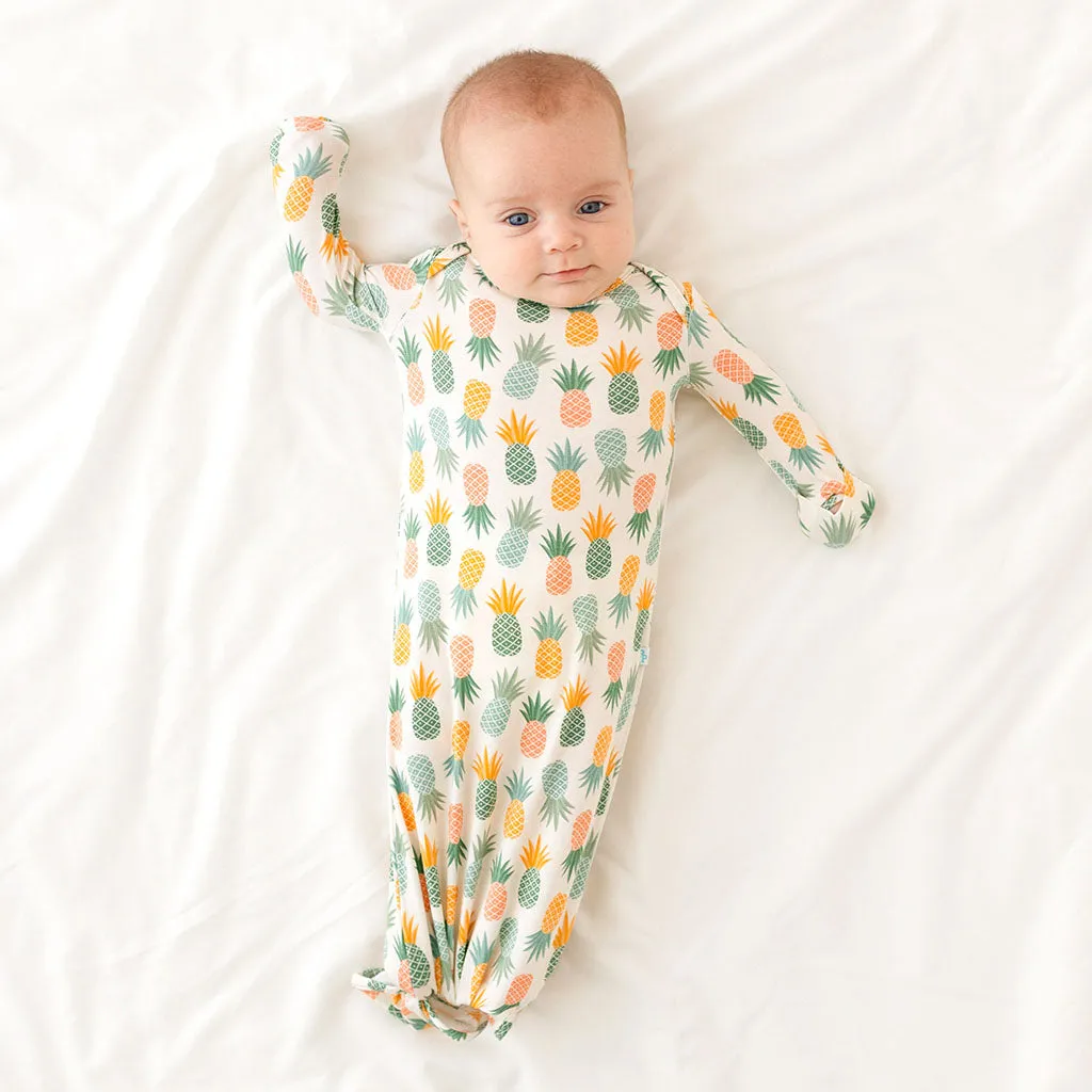 Posh Peanut Basic Knotted Gown in McGuire
