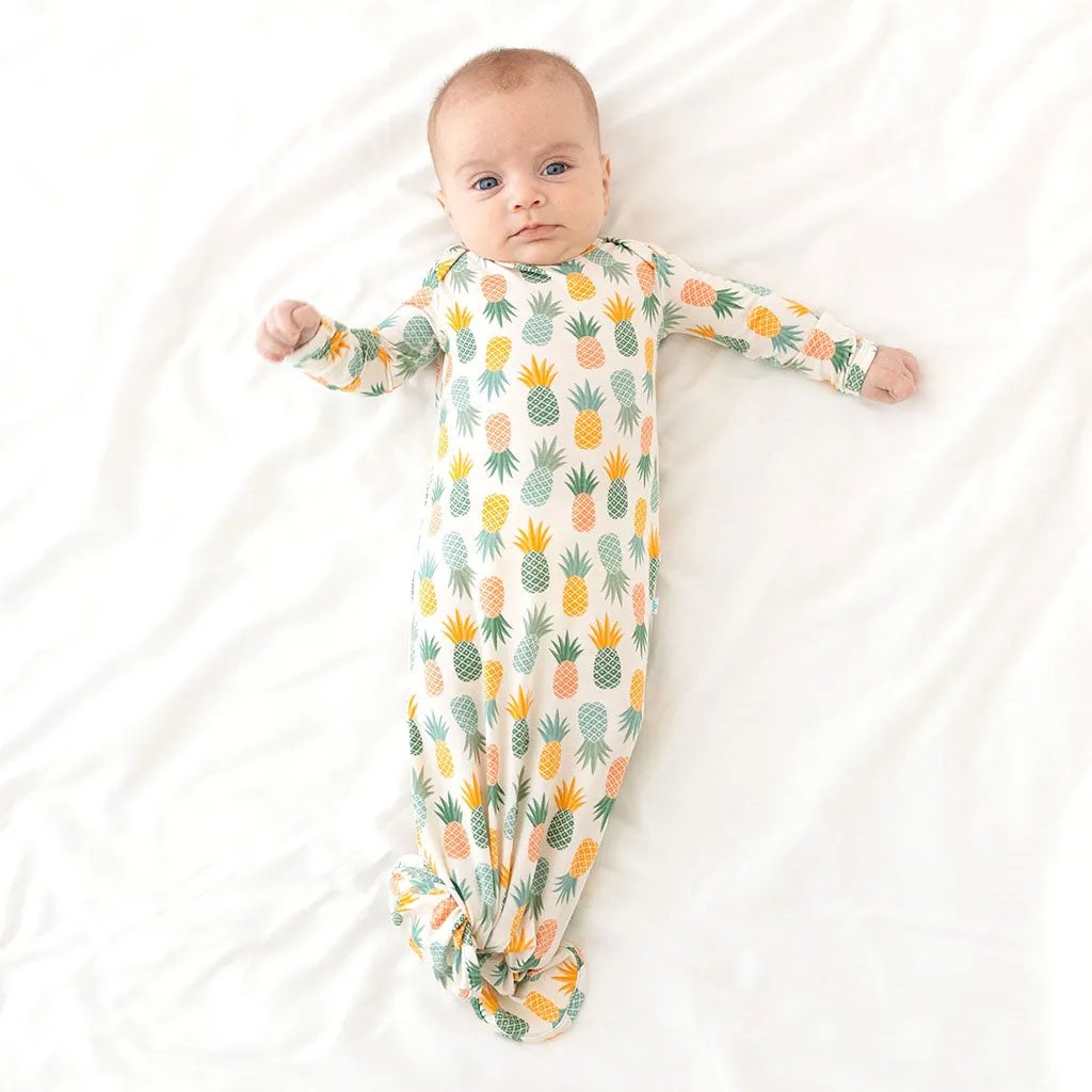 Posh Peanut Basic Knotted Gown in McGuire