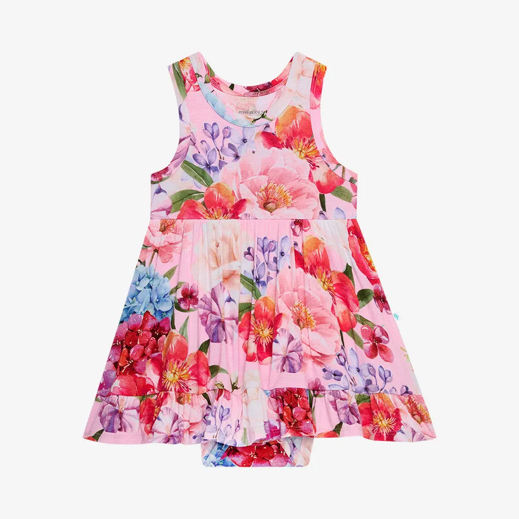 Posh Peanut Brisa Racerback Twirl Bodysuit Dress