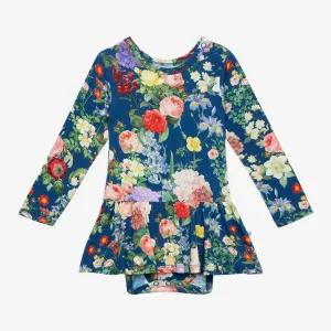 Posh Peanut Carmen L/S Basic Twirl Skirt Bodysuit