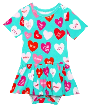 Posh Peanut Valerie S/S Twirl Bodysuit