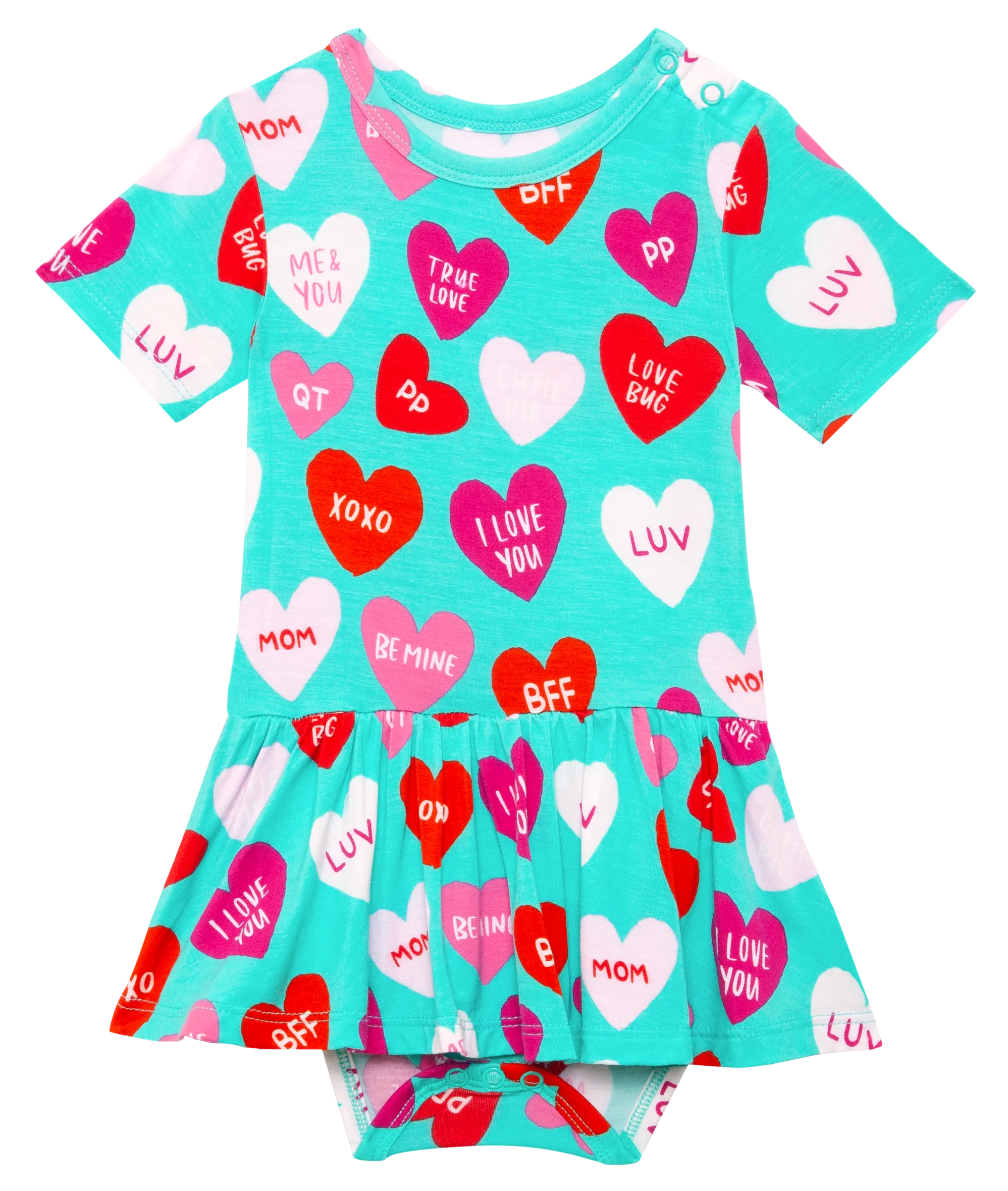 Posh Peanut Valerie S/S Twirl Bodysuit