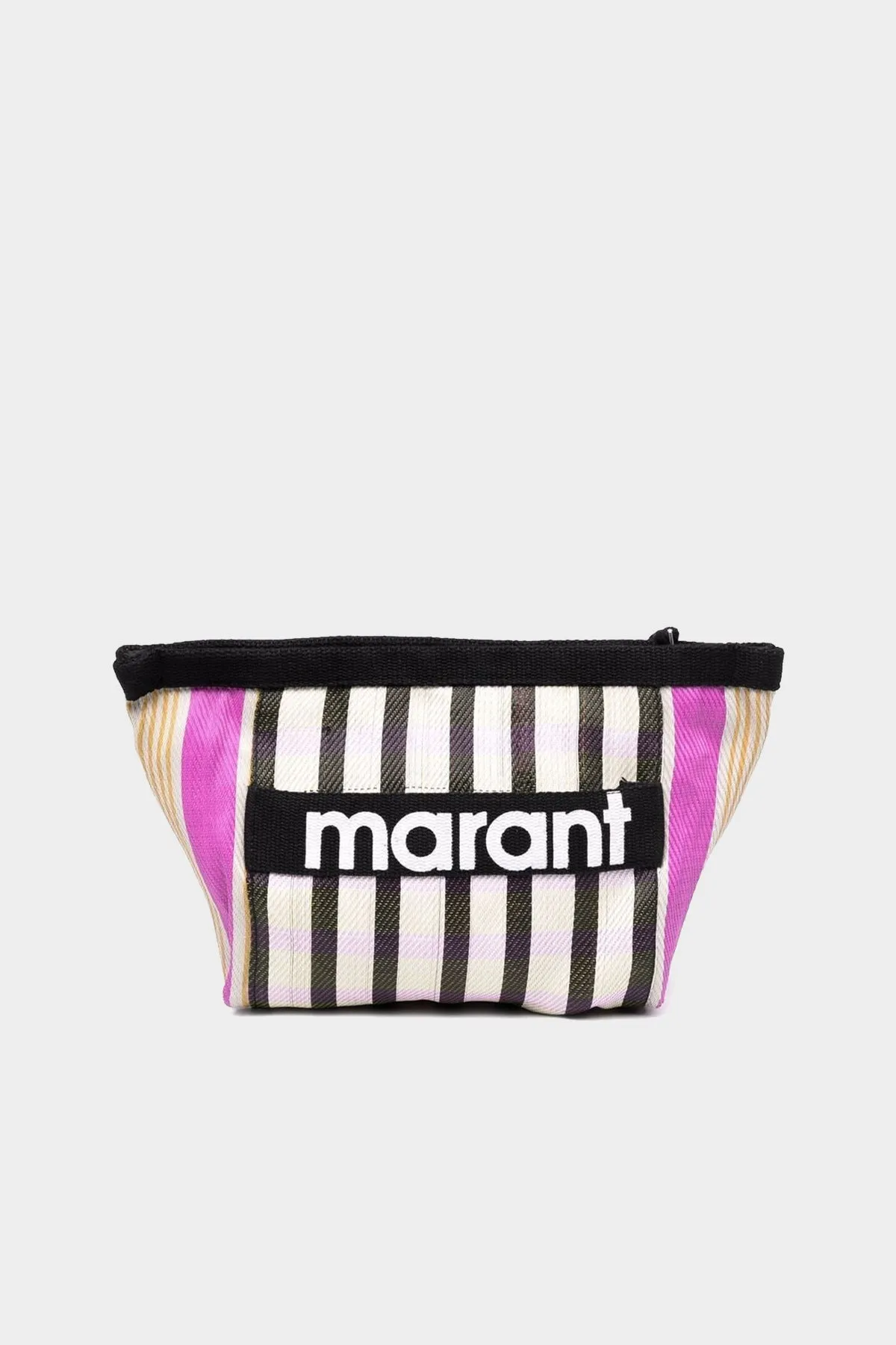 Powden Pouch in Black Pink