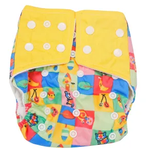 Printed Multicolour Reusable Diaper