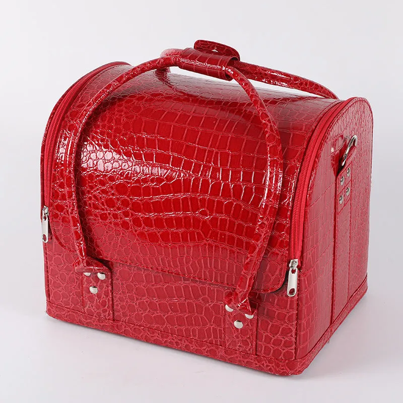 Professional Manicure Kit Large Capacity Layered Waterproof Storage Tattoo Cosmetic Bags