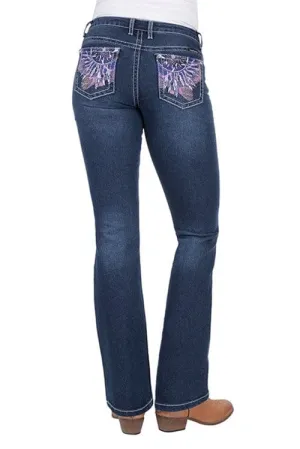 Pure Western Jeans Womens Willa Boot Cut Evening Sky