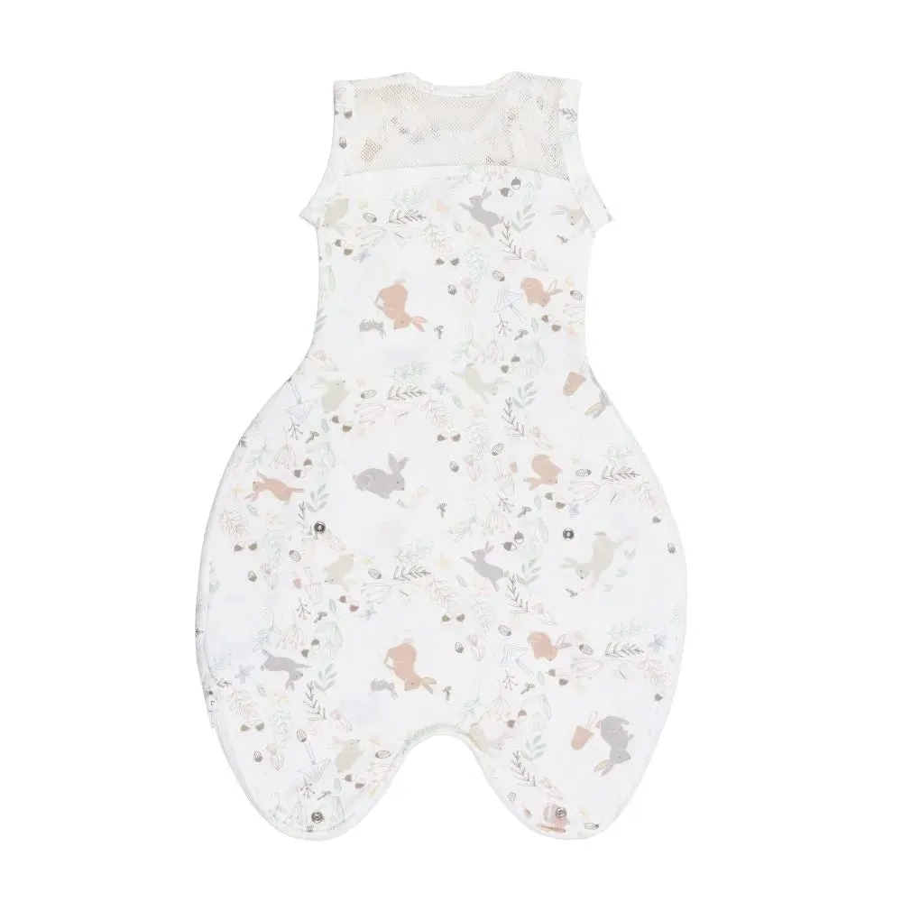 Purflo Swaddle To Sleep Bag 2.5 TOG 0-4 Month - Storybook Nutmeg