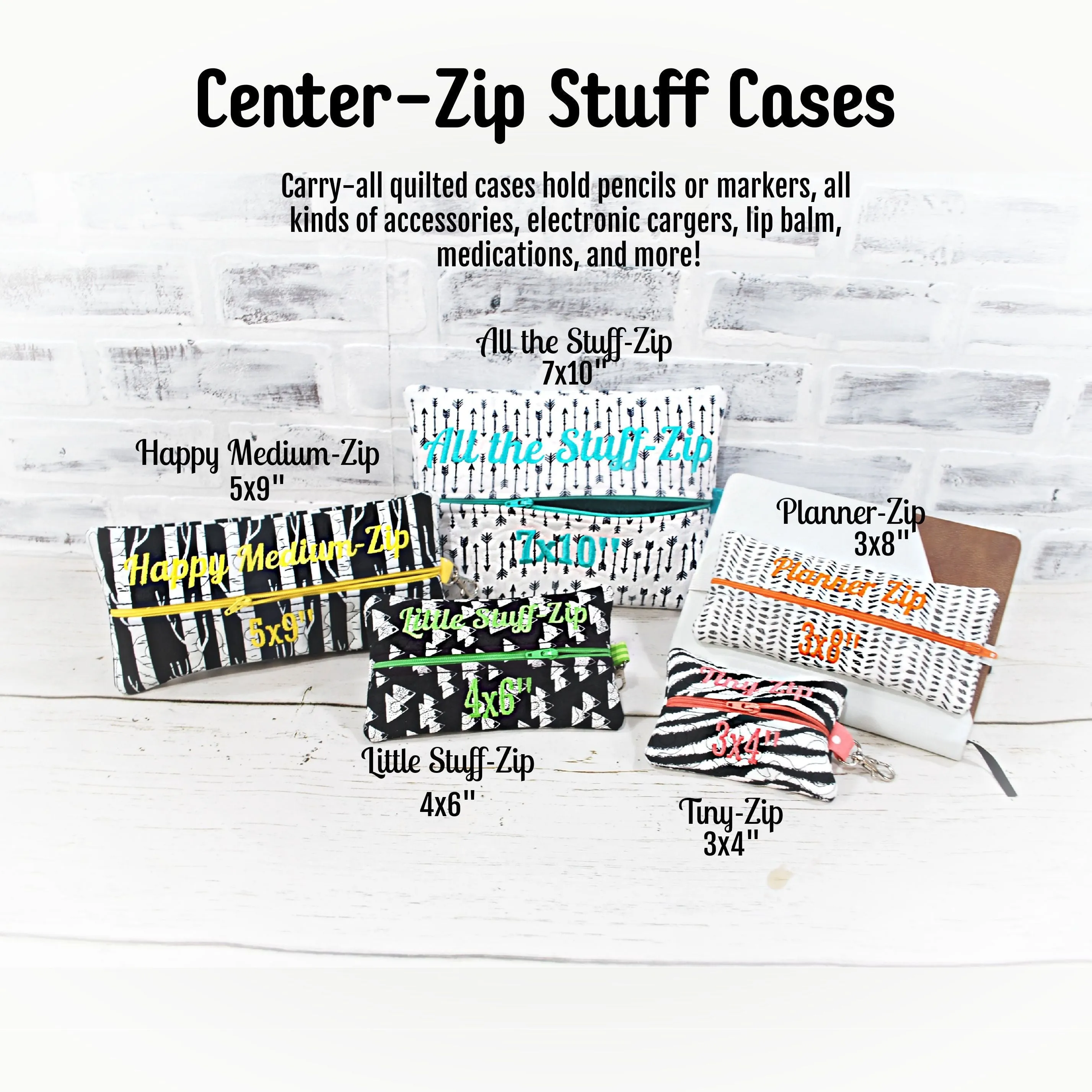 Quartz Personalized Quilted Pouch
