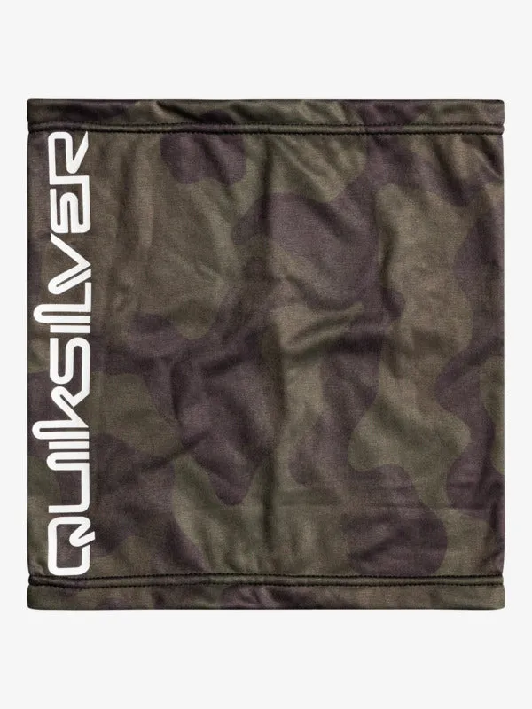 Quiksilver Misty Collar Printed Neck Warmer - True Black Fade Out Camo