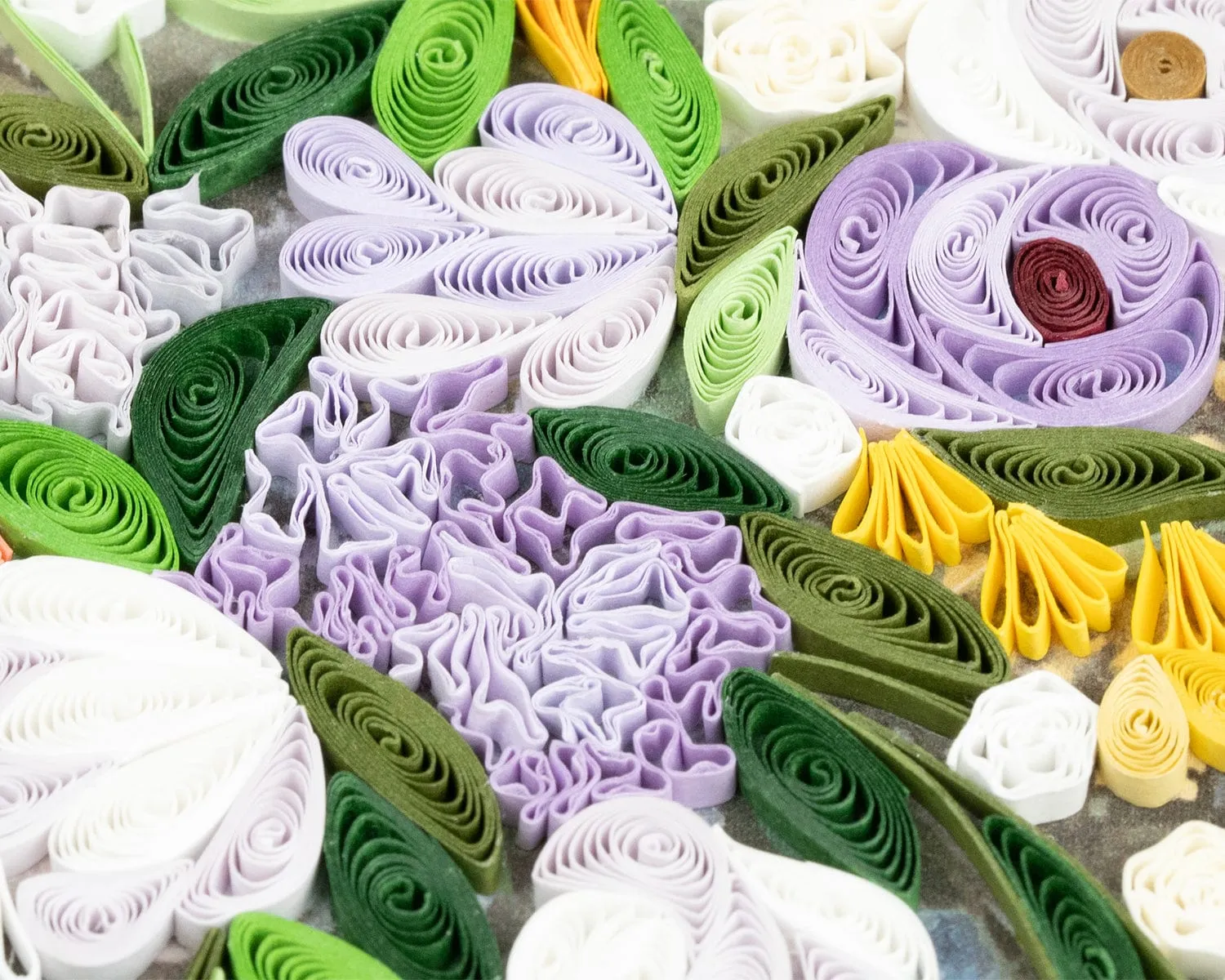 Quilled Artist Series - Spring Bouquet, Renoir Greeting Card