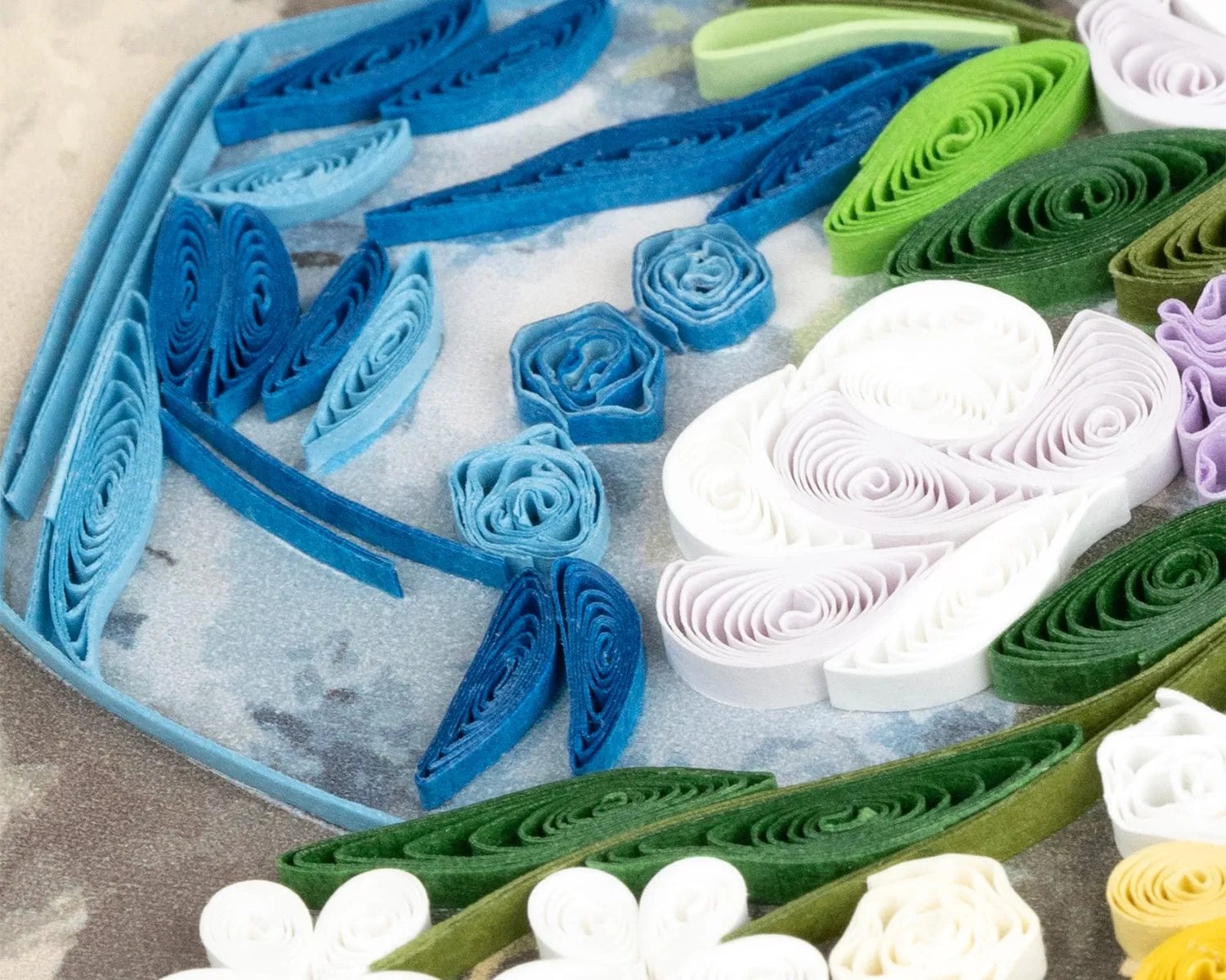Quilled Artist Series - Spring Bouquet, Renoir Greeting Card